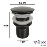 Valvula Click Tampa Black 1 1/4 - Thony Ferragem