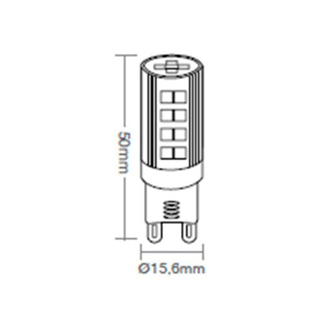 Lampada Led G9 25/3w 220v 2700k Bipino - Thony Ferragem