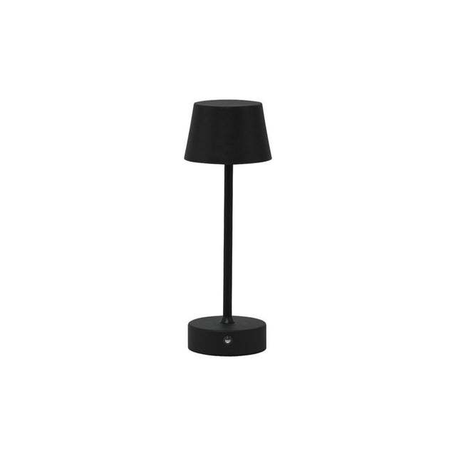 Luminária Mesa Louvre Recarregável Preta Taschibra - Thony Ferragem