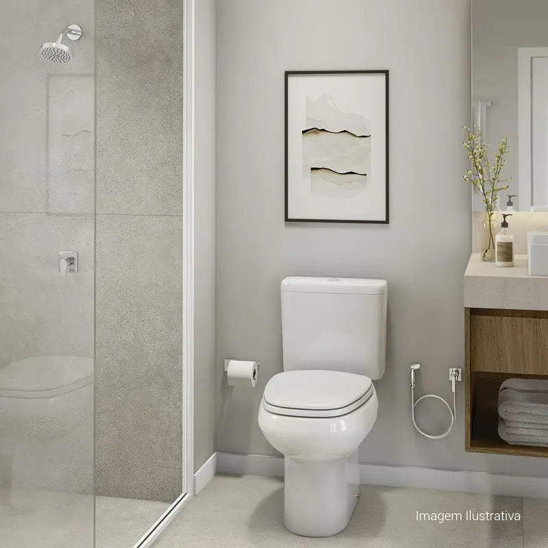 Bacia Para Caixa Acoplada Monte Carlo Branco Deca - Thony Ferragem