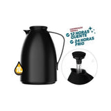 Bule Térmico Luna Preto 1l Mor