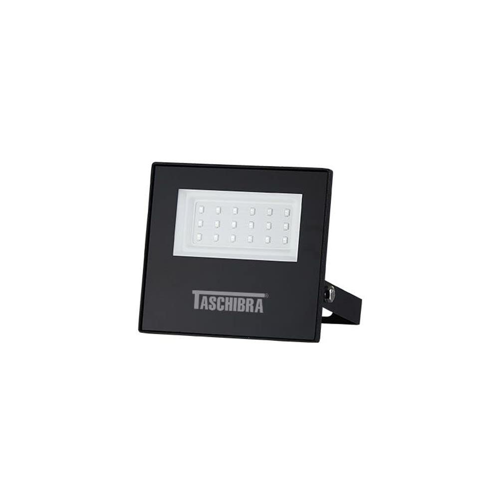 Refletor TR LED 20W Slim 3000K Preto Taschibra