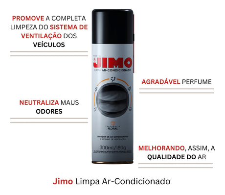 Limpa Ar-Condicionado Aerossol 300ml Jimo - Thony Ferragem