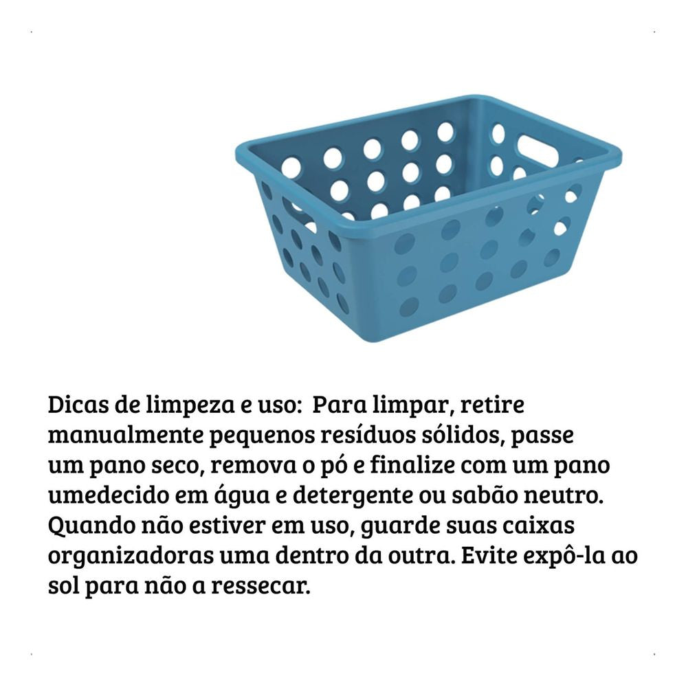 Cesta Organizadora  13,5l Verde Amazon Coza