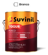 Acrílico Toque Fosco Branco 3,6L Suvinil - Thony Ferragem