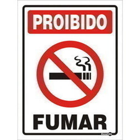 Placa Proibido Fumar 15x20cm - Thony Ferragem
