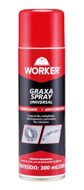 Lubrificante Graxa Spray Lítio 300ml  Worker - Thony Ferragem