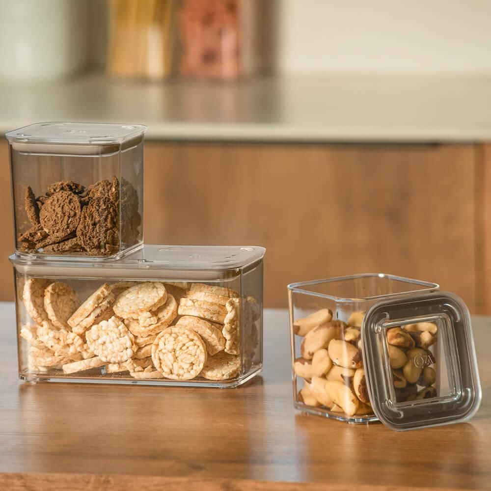 Pote Hermético  580ml Cristal Coza