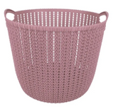 Cesto Circular Medio Rosa - Thony Ferragem