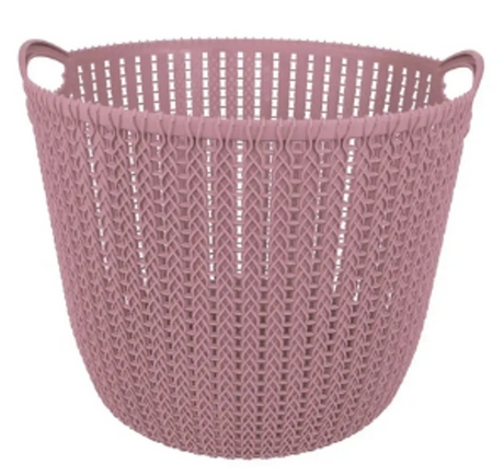 Cesto Circular Medio Rosa - Thony Ferragem