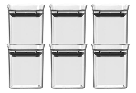 Conjunto 6 Potes Herméticos Para Temperos Condimentos 150ml OU - Thony Ferragem