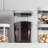 Pote Hermetico Medio 1l Block C/ Tampa Branco OU - Thony Ferragem