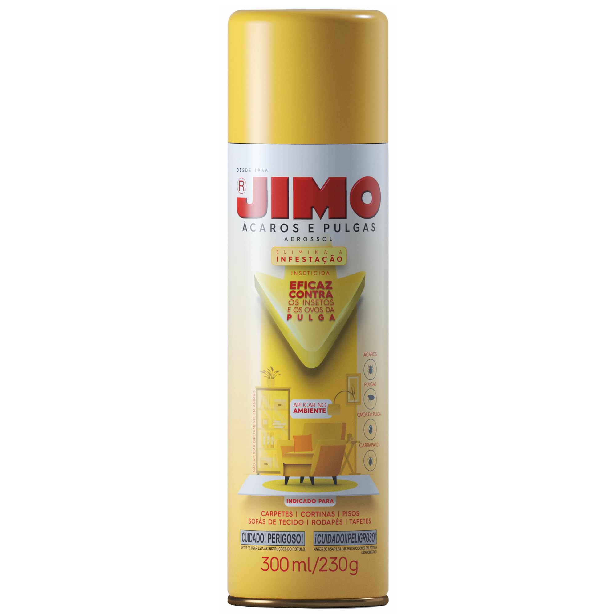 Ácaros e Pulgas Aerossol 300ml Jimo