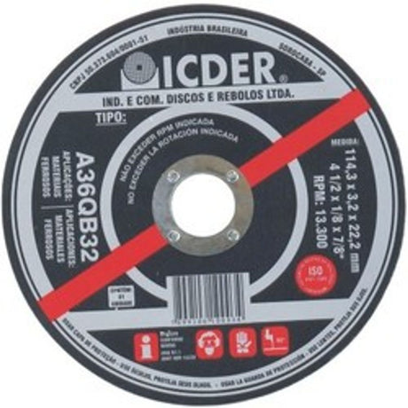 Disco De Corte Para Ferro 7 Com 2 Telas - Thony Ferragem