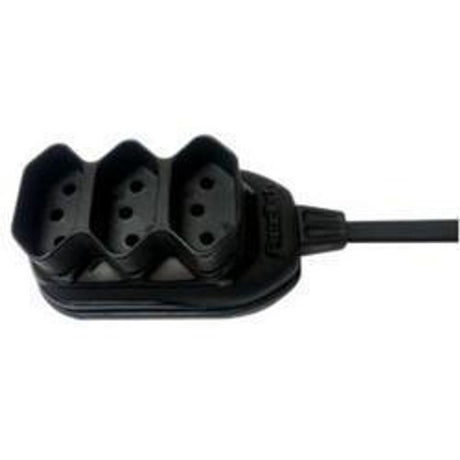 REGUA EXTENSAO ELETRICA 3 TOMADAS 20A PRETO 5M - Thony Ferragem