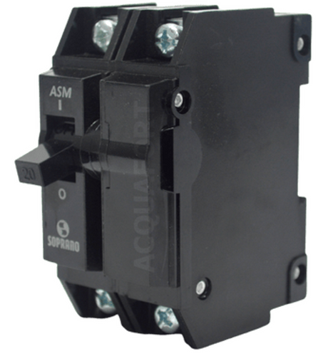 Disjuntor  Asm2-B 10a Preto - Thony Ferragem