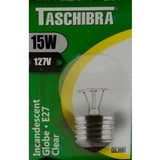 Lamp. Incandescente Bolinha Clara 15w 127v - Thony Ferragem