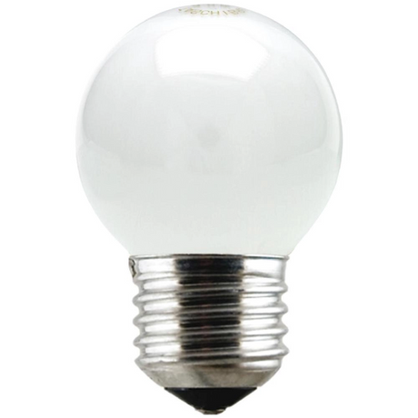 Lamp. Incandescente Bolinha Leitosa 15w 127v - Thony Ferragem