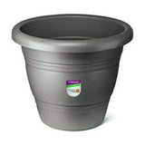 Vaso Jardim Plastico Pequeno 13cm Cinza - Thony Ferragem