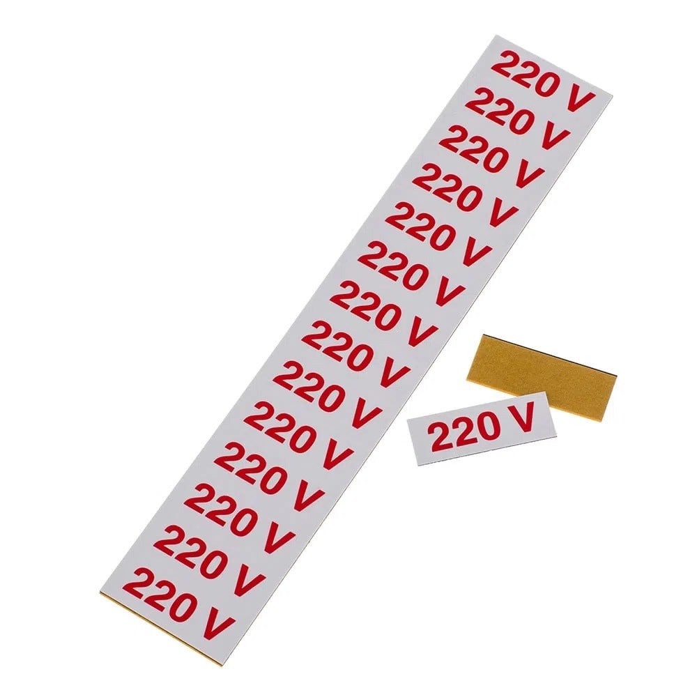 Placa Sinalizadora 5x25cm 220v BemFixa - Thony Ferragem