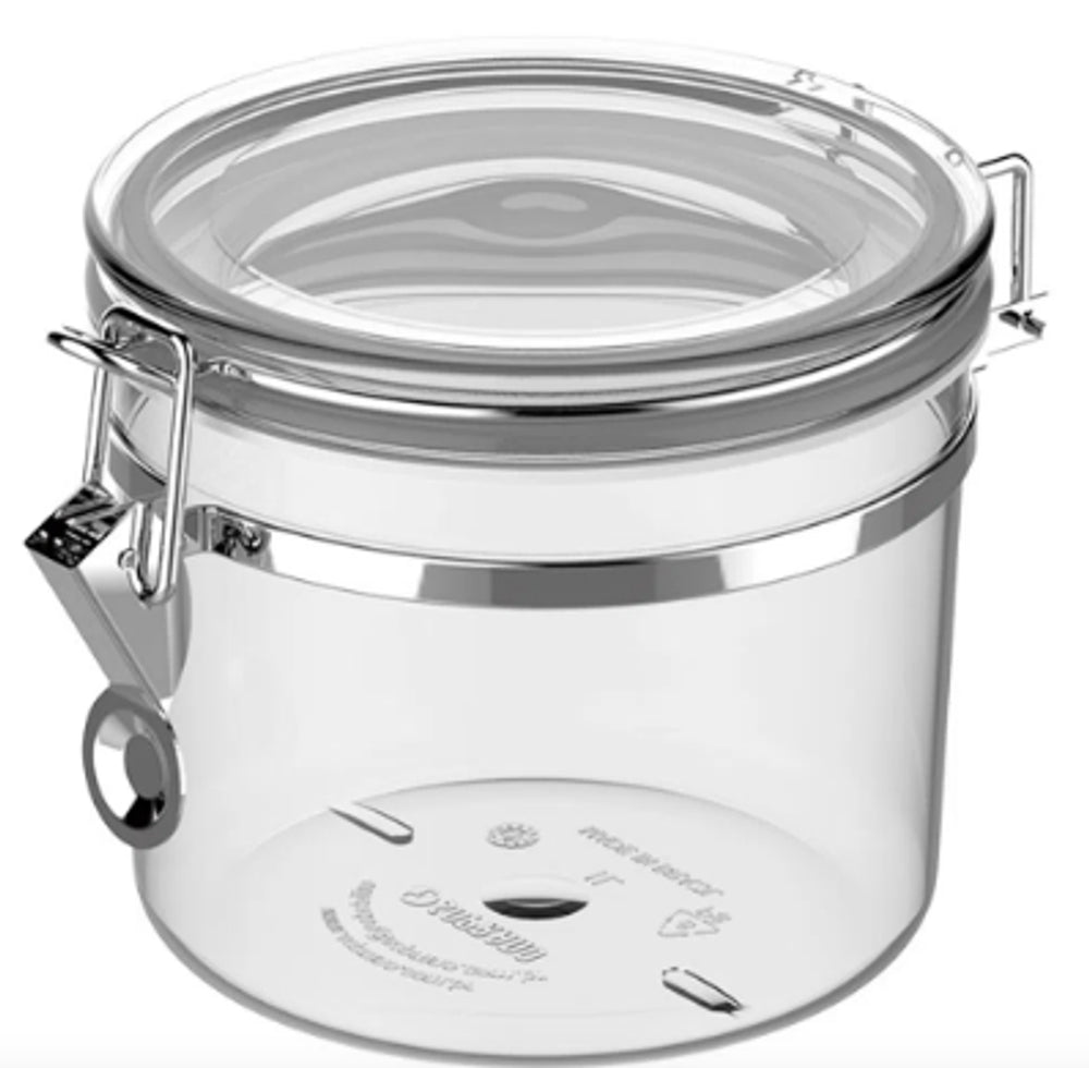 Pote Hermetico Napoli com Presilha 1l Transparente Soprano