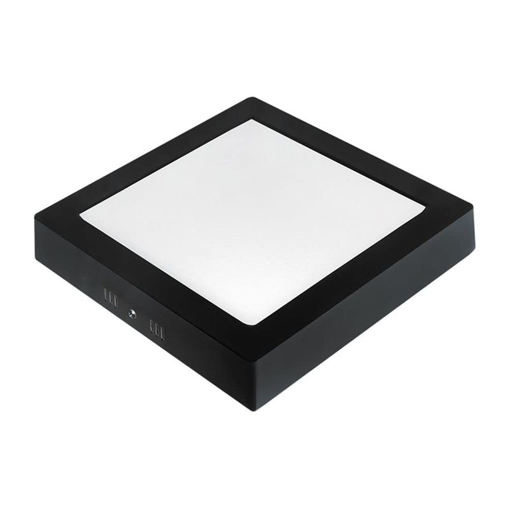 Painel Led Quadrado Sobrepor  24W 4000K Preto Lux Taschibra
