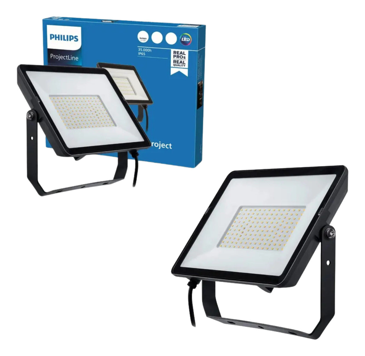 Refletor Led Flood  4400Lm 50W 3000K Bivolt Philips - Thony Ferragem