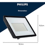 Refletor Led Flood  4400Lm 50W 3000K Bivolt Philips - Thony Ferragem