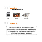 Bifeteira Grelhada 24x 38cm C/ Alca Santana - Thony Ferragem