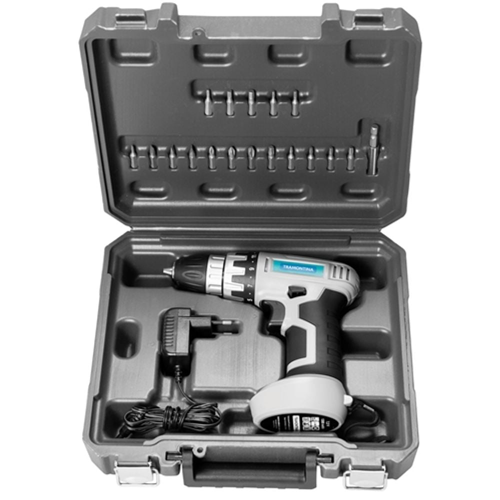 Parafusadeira/Furadeira A Bateria 7,2v Kit 20 Pcs