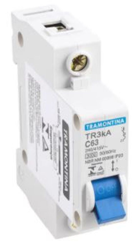 Disjuntor Tr3ka 1p 63a Curva C - Thony Ferragem