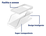 Organizador Latas Clear Fresh Natural OU - Thony Ferragem