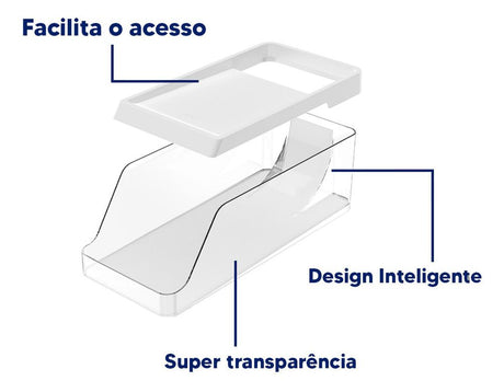 Organizador Latas Clear Fresh Natural OU - Thony Ferragem