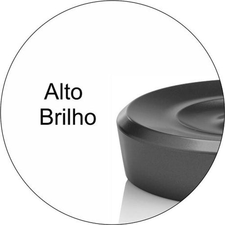 Saboneteira Belly Cromo Chumbo OU - Thony Ferragem