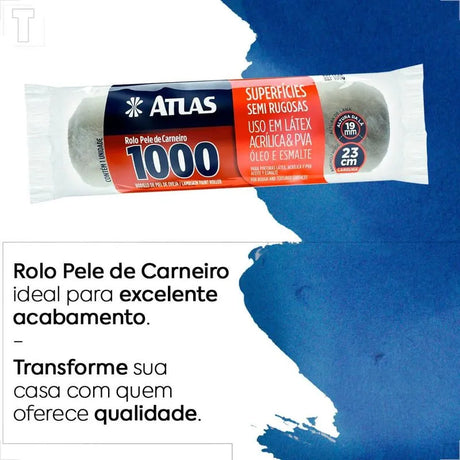 Rolo La Carneiro Super 23cm Atlas - Thony Ferragem