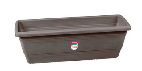 Floreira Jardim Plastico 50cm Cinza - Thony Ferragem