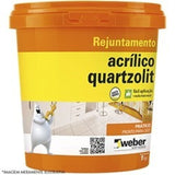 Rejunte Acrilico Cinza Outono 1kg Quartzolit - Thony Ferragem