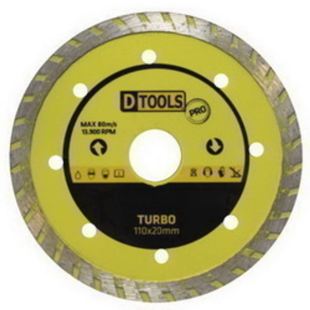 Disco Corte Diamantado Turbo Pro 4.3/8 - Thony Ferragem