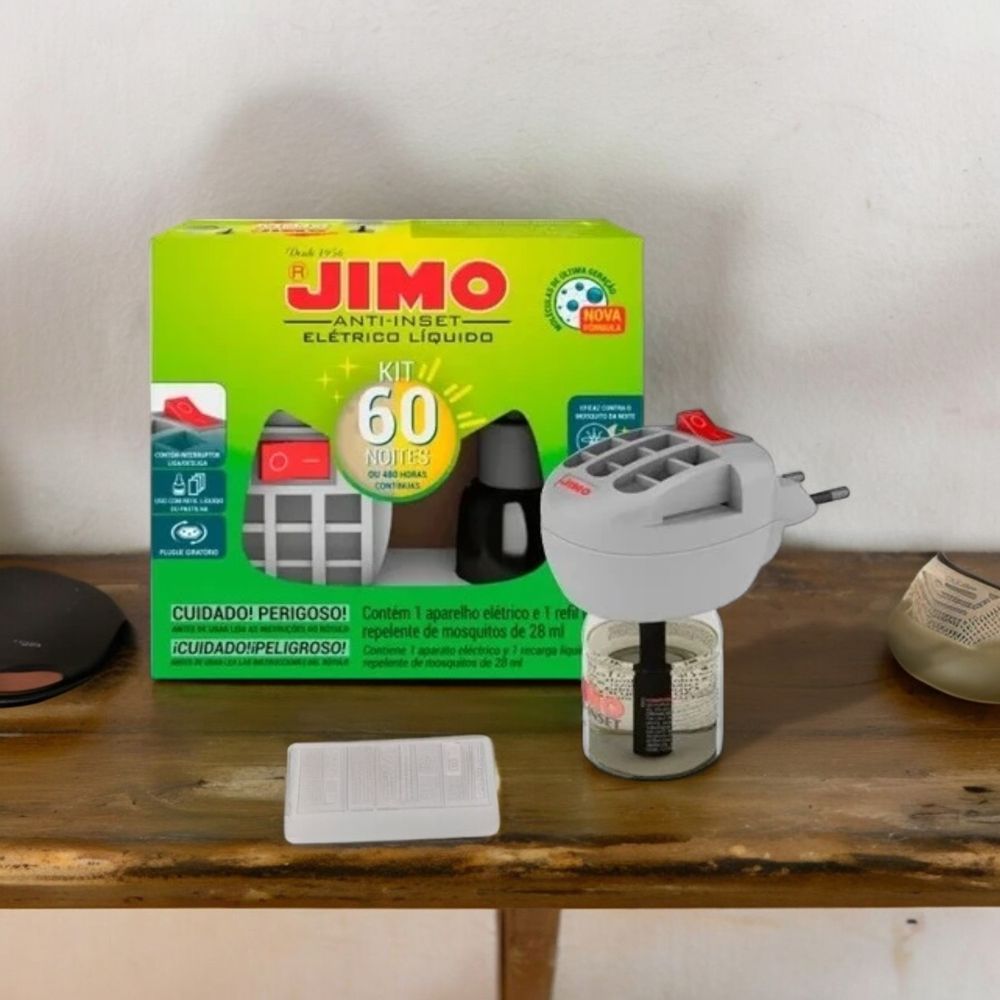 Anti-Inset Kit Refil 60 Noites + Aparelho Jimo