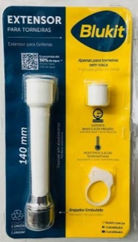 Extensor Branco P/ Torneira 140mm - Thony Ferragem