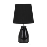 Abajur Ceramica Pottery E27 37cm Preto Taschibra - Thony Ferragem