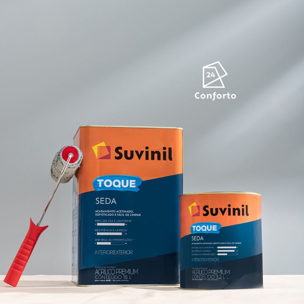 Tinta Toque Seda Branco Neve 3,6l Acetinado Suvinil - Thony Ferragem