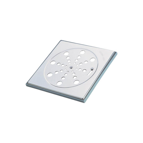 Grelha Inox Quadrada 150mm C/ Fecho C/ Moldura Jackwal - Thony Ferragem