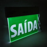 Sinalizador de Saída LED Standard Verde com Seletor – Zeus do Brasil - Thony Ferragem