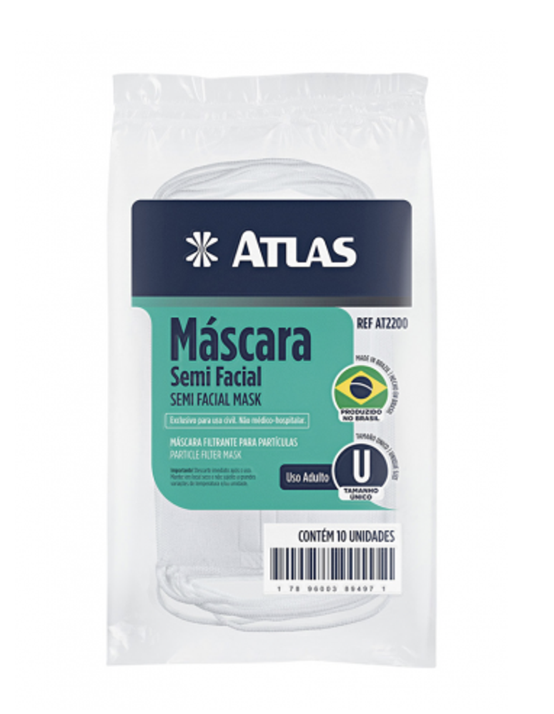 Mascara Filtradora Tecido Descartavel (Kit C/ 10) - Thony Ferragem