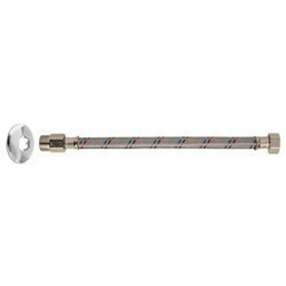 Engate Flexivel  Inox 1/2" Mxf Alta Vazao 40cm - Thony Ferragem