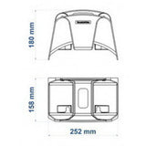 Suporte Fixo Plastico Mangueira 25 A 30mt - Thony Ferragem