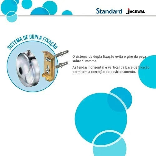 Porta Toalha Vareta Reta 60cm Standard Jackwal