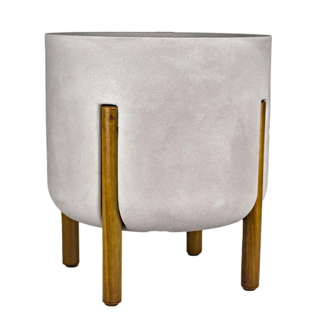 VASO CILÍNDRICO DECORE 33 CIMENTO QUEIMADO JAPI - Thony Ferragem