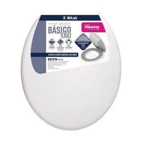 Assento Plástico Básico Branco Gelo Atlas - Thony Ferragem